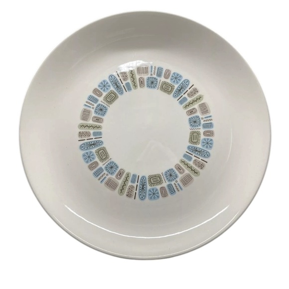 Vintage MCM Canonsburg Pottery Dinner Plate - Picture 1 of 5